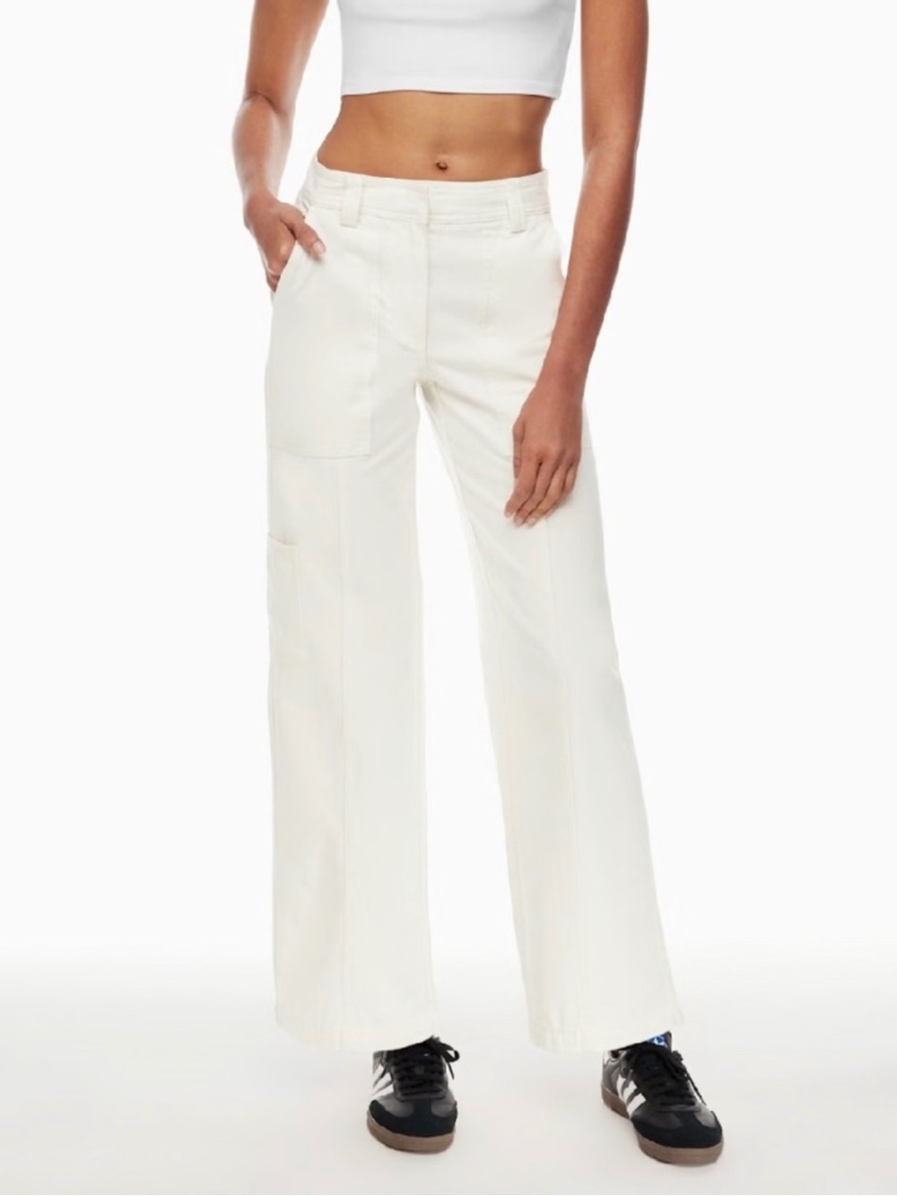 Aritzia New Oscar Cargo Pants in Off-White NWT 4